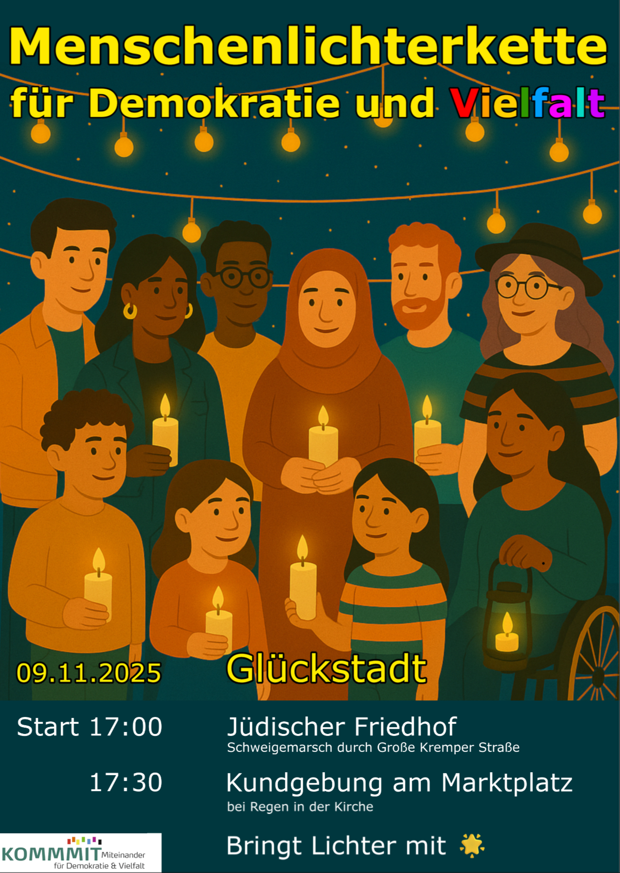 Menschenlichterkette